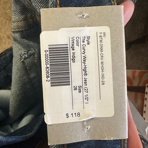 Everlane Curvy Way-High Rise Denim Jeans - Picture 5 of 5